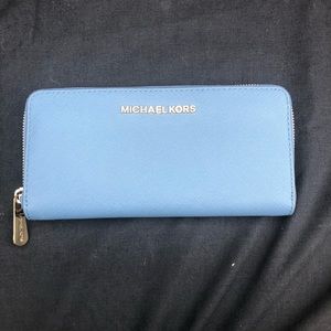 Michael Kors Jet Set Wallet (pale blue)